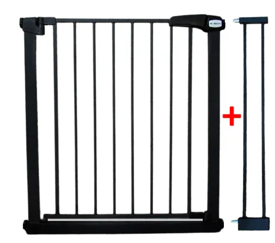 zaštitna ograda za djecu s1 crna 79-94 cm - slika 2