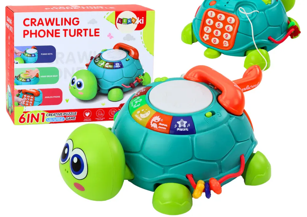 interaktivni 6u1 telefon kornjača - slika 2