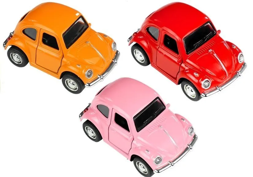 metalni automobili na navijanje - stari klasični modeli u više boja - slika 7