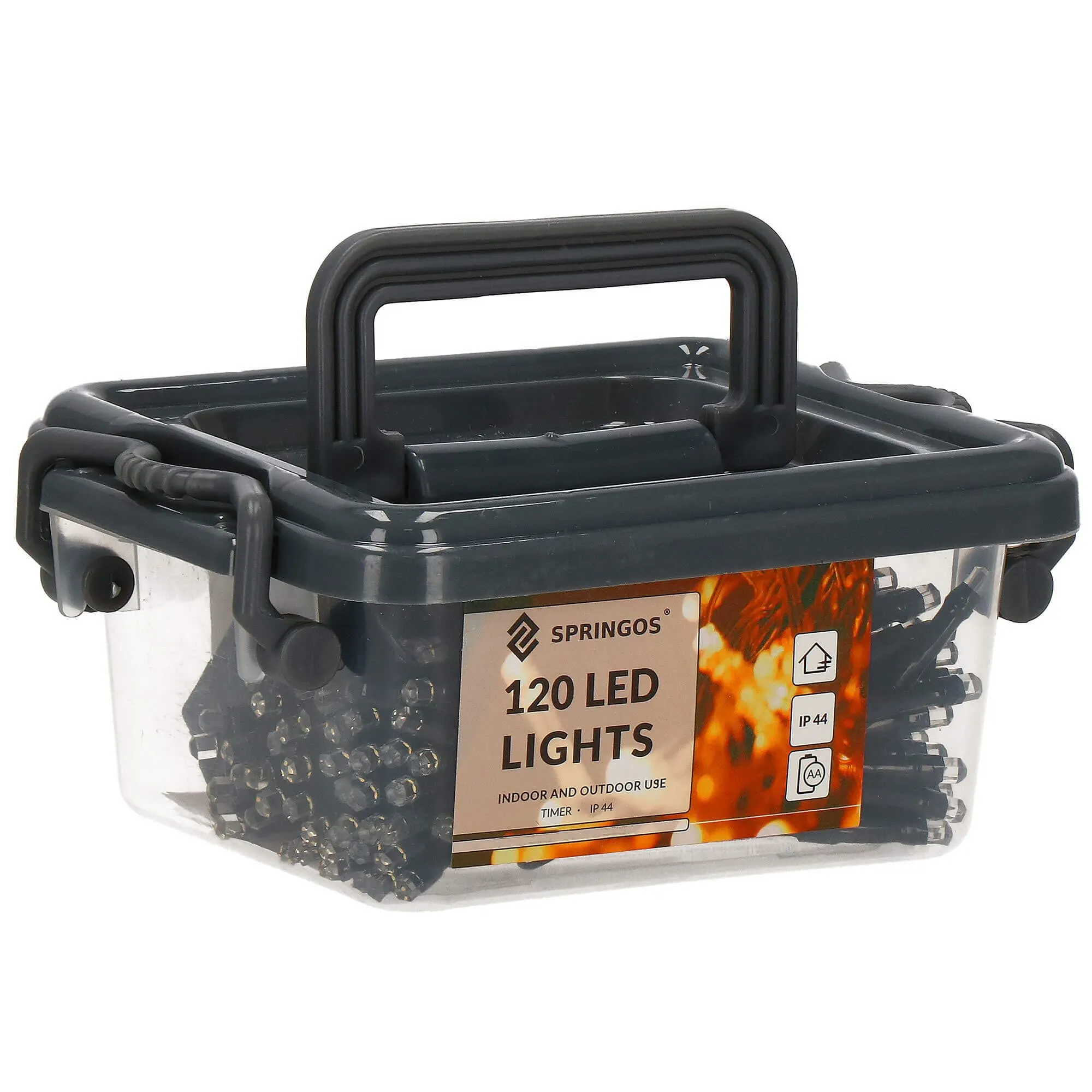 springos set lampica, 120 led, 9 m, hladno bijela - slika 3