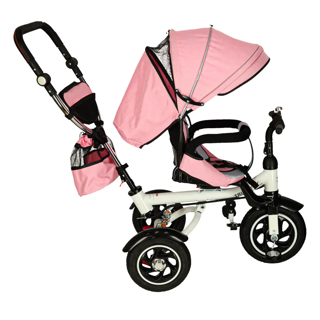 tricikl za djecu trike fix v3 – roza boja - slika 4