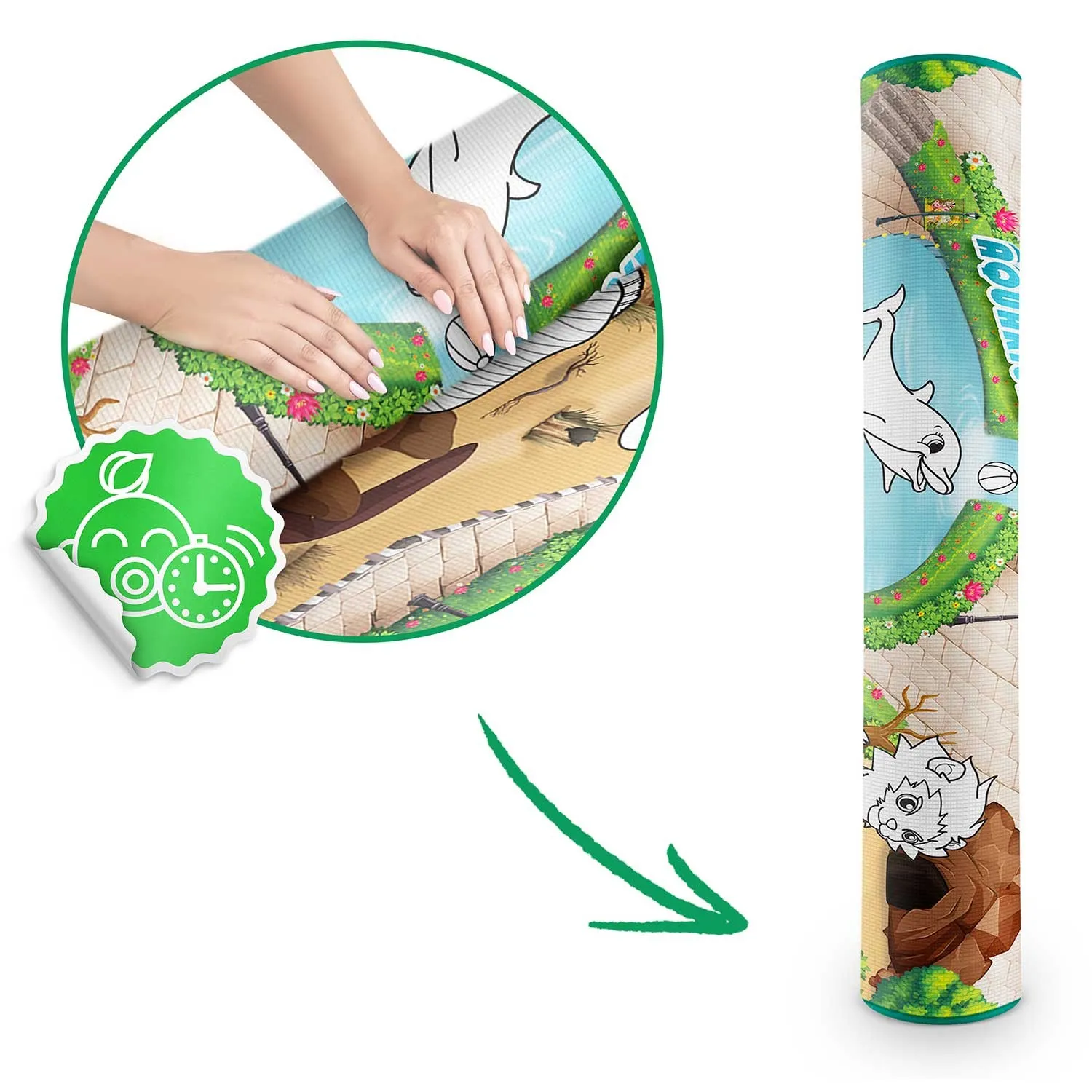 ricokids model rk-344 xxl podloga za bojanje + flomasteri gratis 120 x 90 x 0,3 cm - slika 8