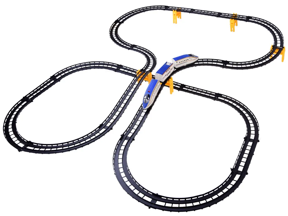 set željezničkih tračnica s vlakom rc0590 - slika 5