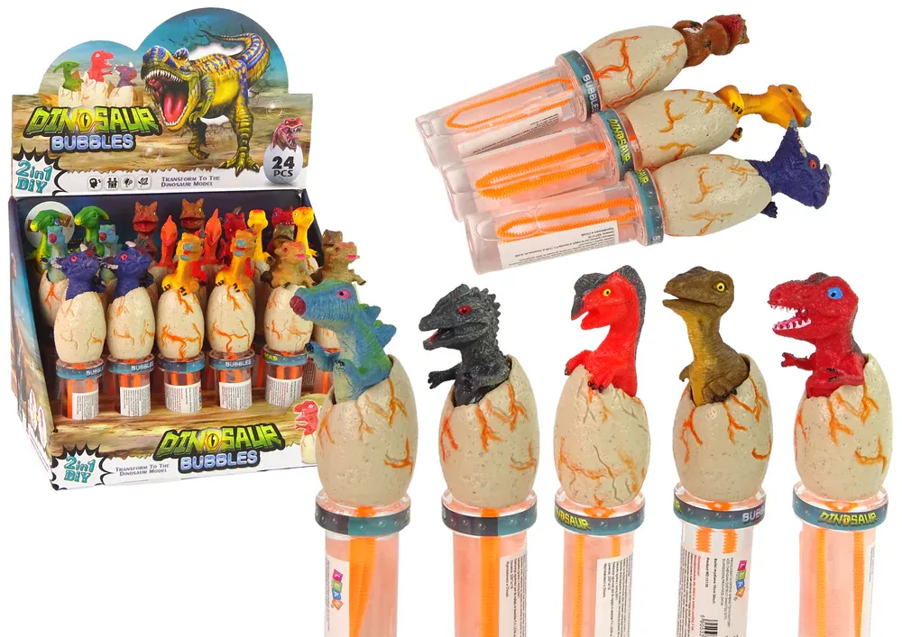 igračka na mjehuriće 18cm dinosaur u jajetu - slika 2