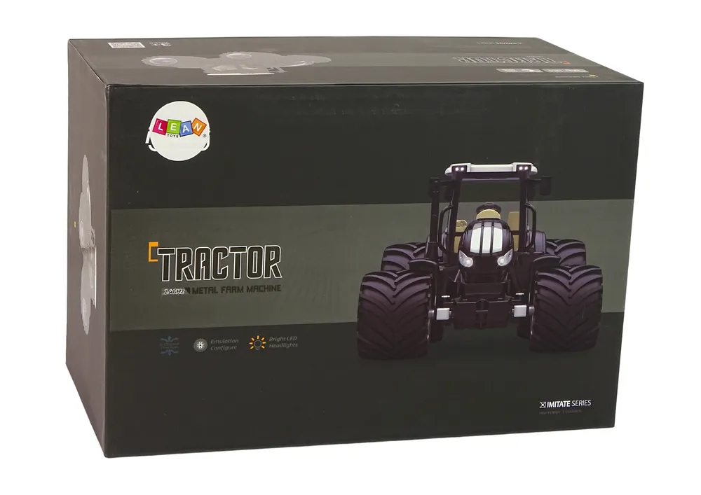 traktor na daljinsko upravljanje r/c 2.4g metal crni - slika 8