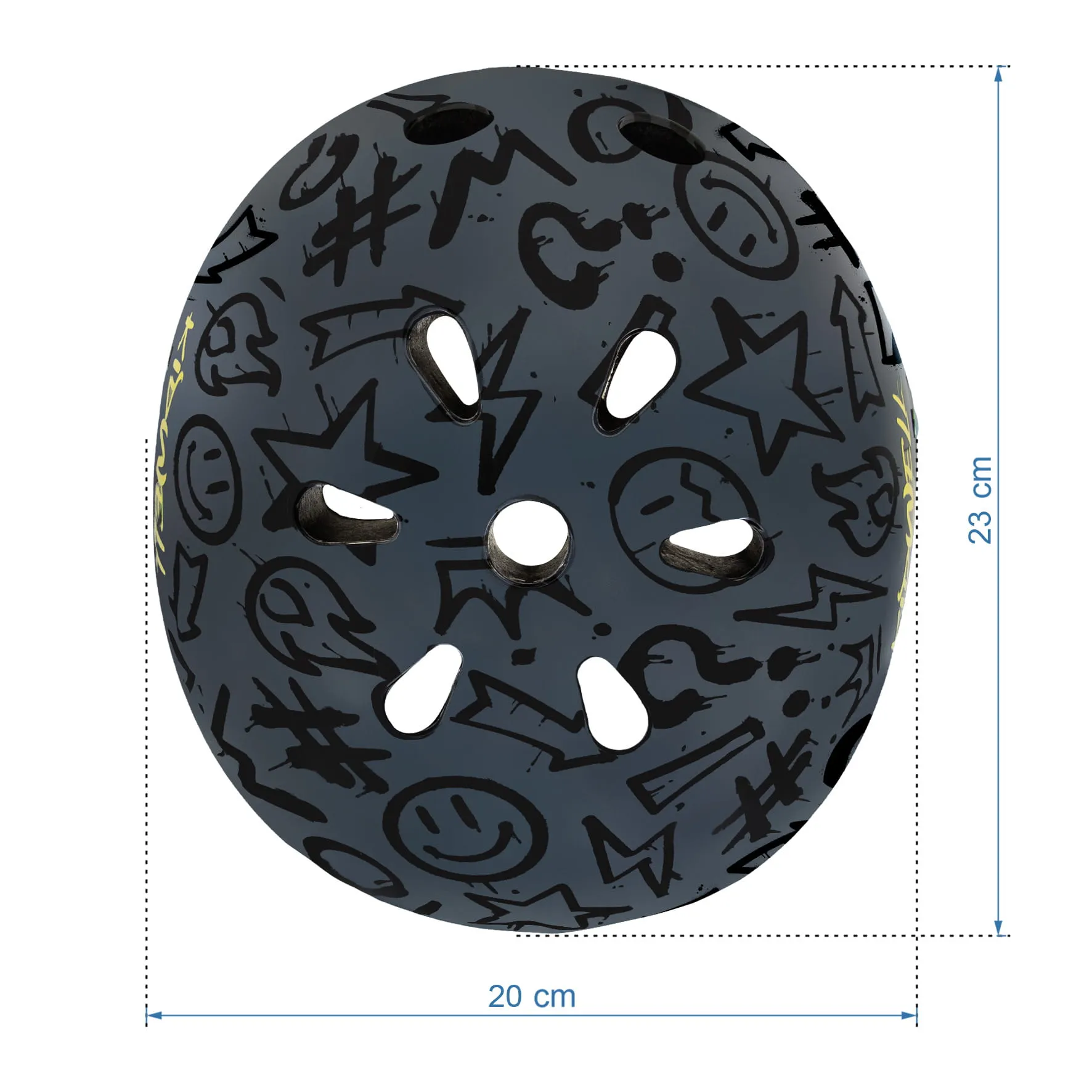 orix plus graffiti s zaštitna kaciga 48-52 cm - slika 11