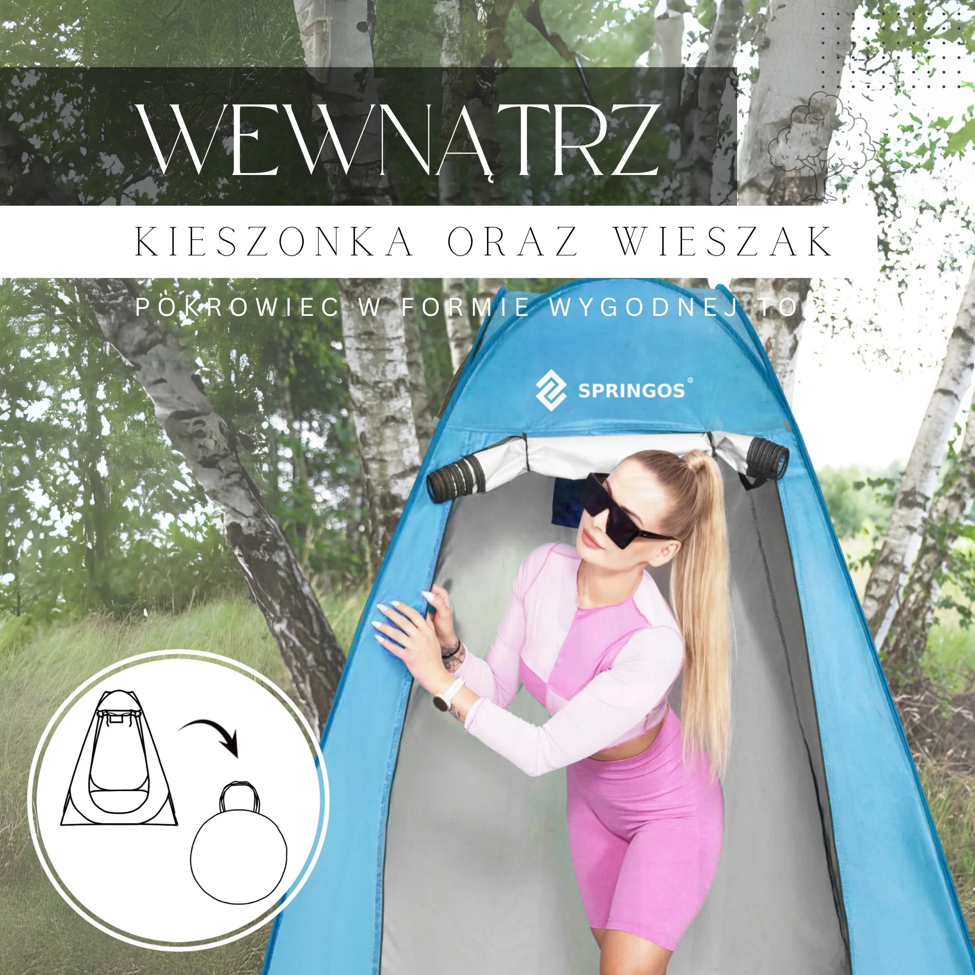 pop-up šator 120 × 120 × 190 cm - slika 5