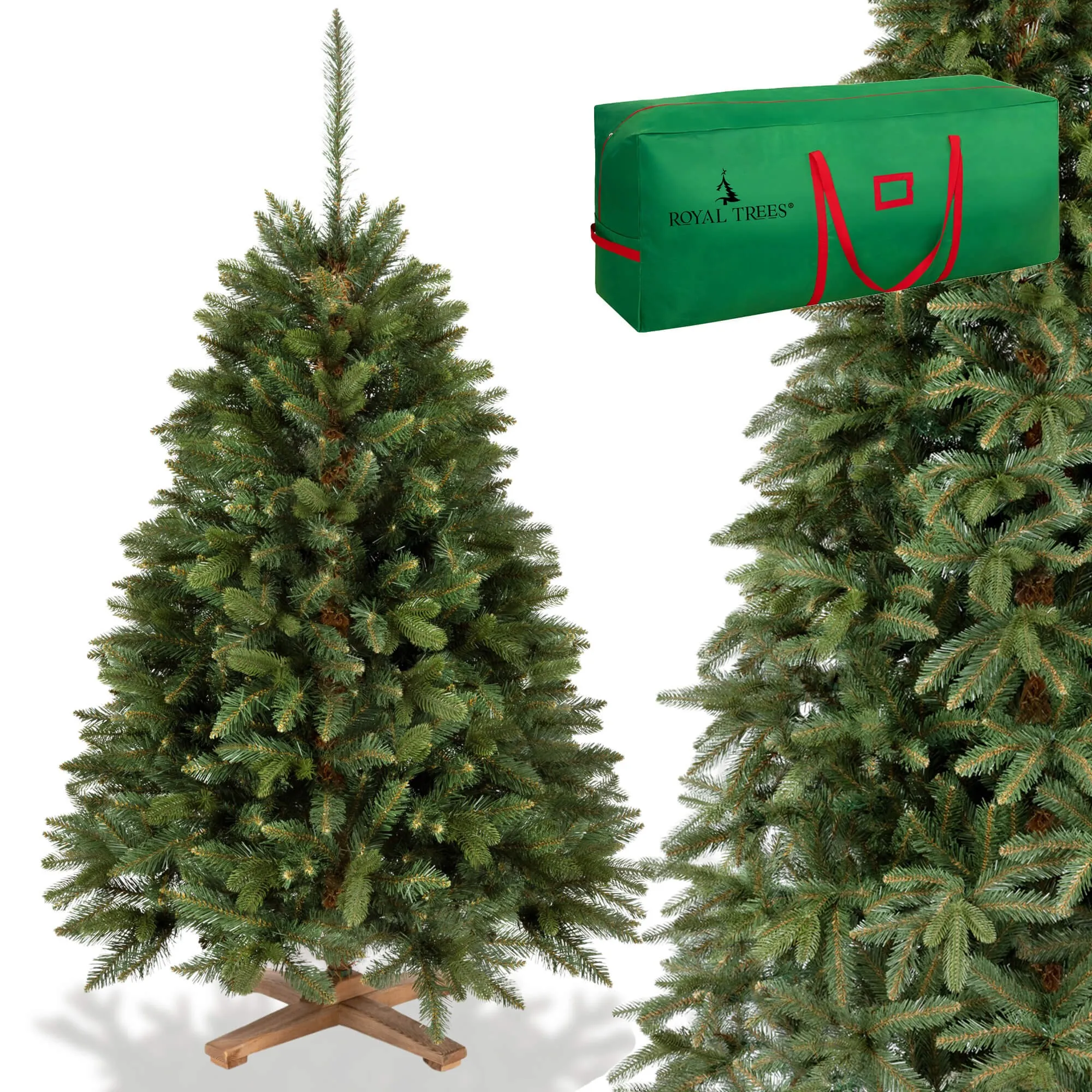 royal trees umjetno božićno drvce – sibirska jela pe premium 150 cm - slika 7