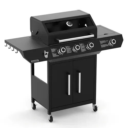 kaminer plinski roštilj 3+1 13,5 kw varen black 4.0 - slika 8