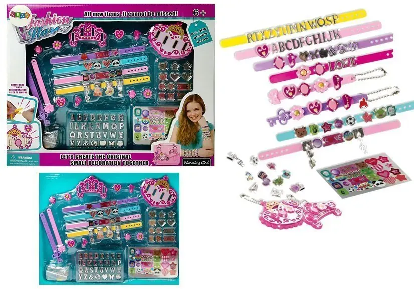 set diy slova privjesci za narukvice - slika 2