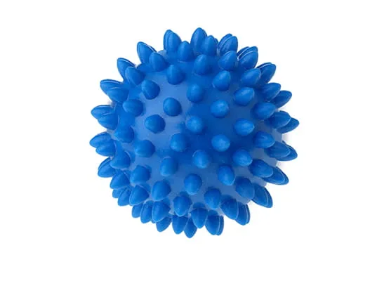 tullo šiljasta masažna loptica 6,6cm žuta - slika 10