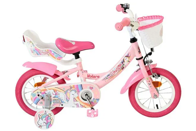 volare dječji bicikl unicorn 12″ ružičaste boje - slika 2