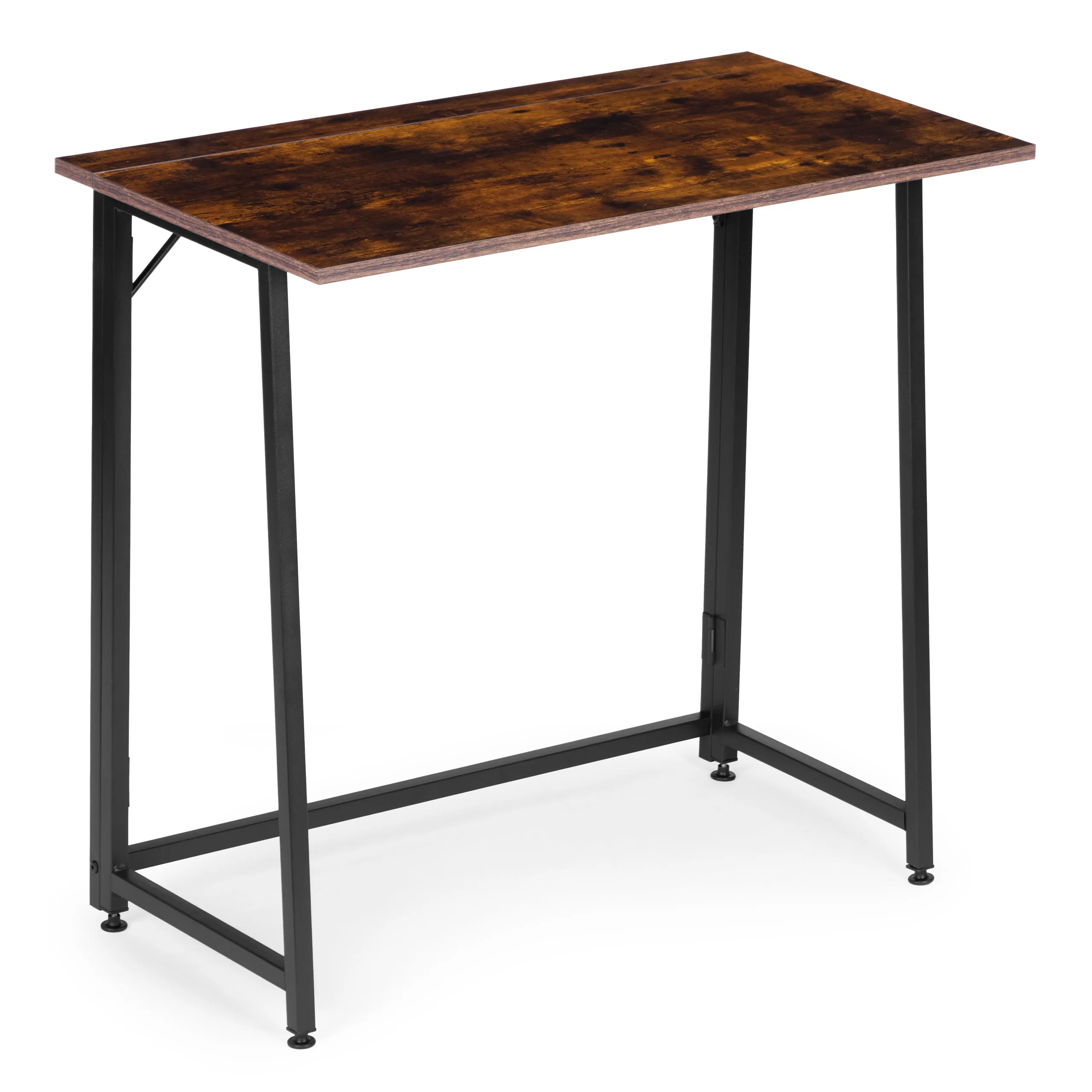 modernhome sklopivi računalni stol 80 × 45 cm za laptop – loft stil - slika 6