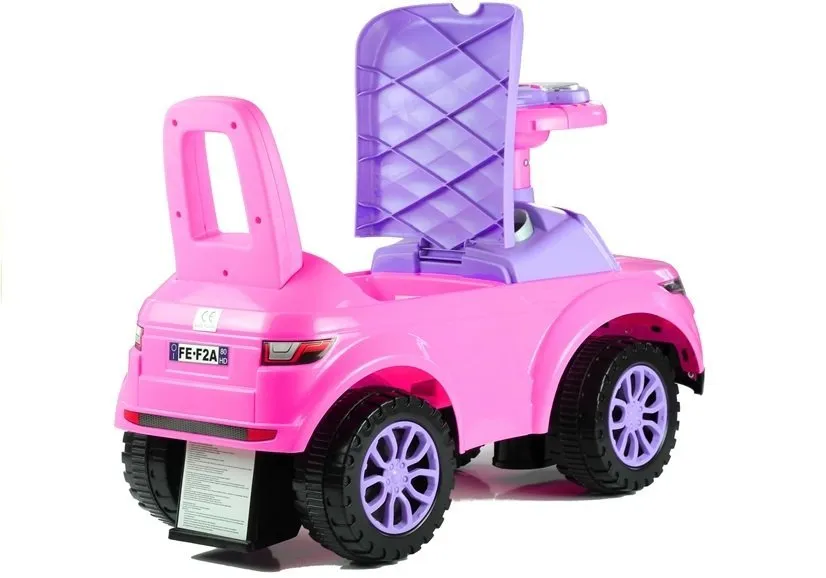 dječja guralica auto 613w rozi - slika 5