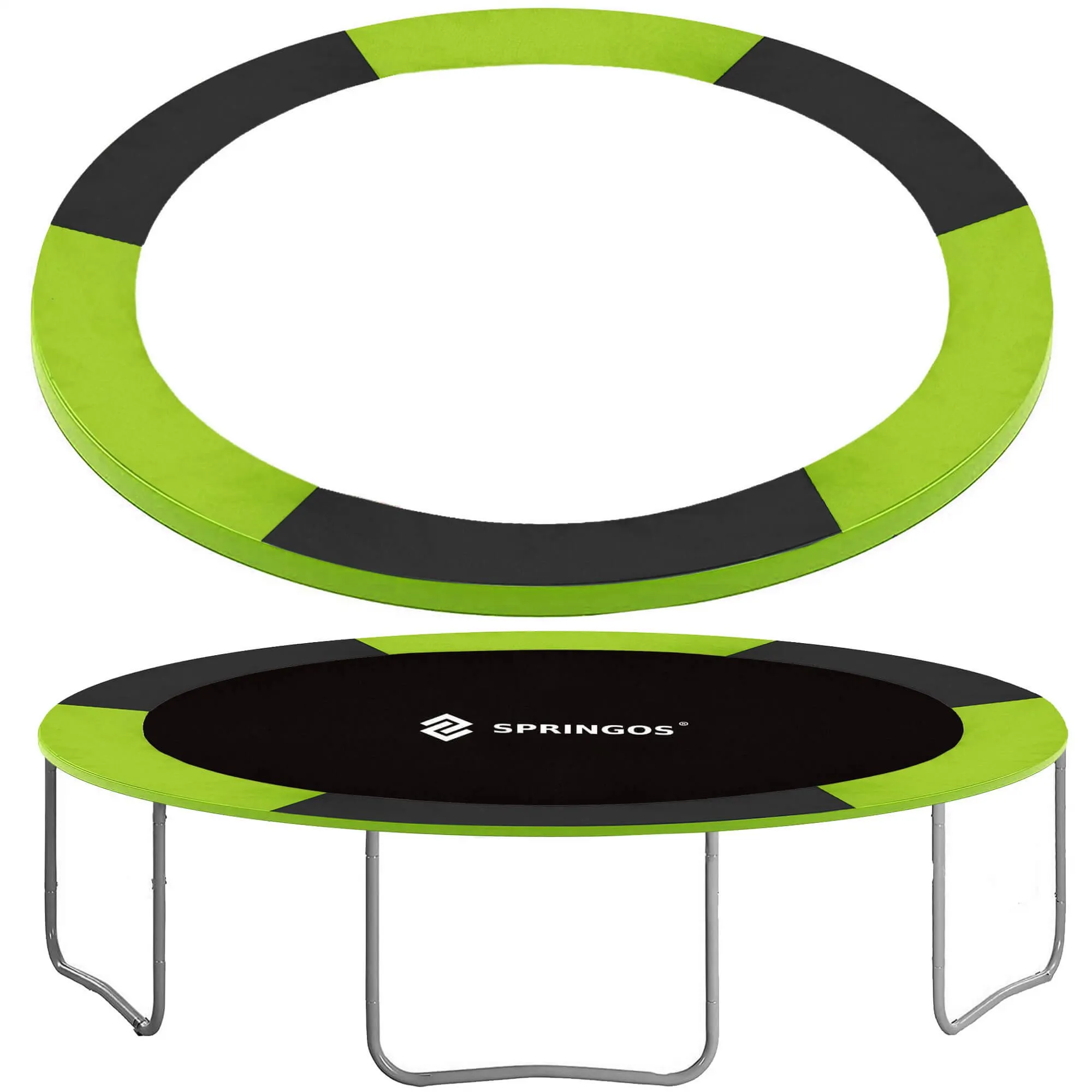 navlaka za trampolin 244cm zeleno-crna - slika 7