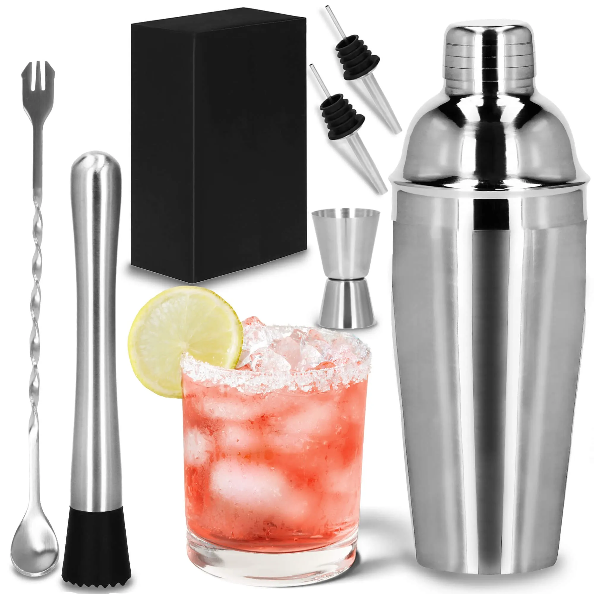set za pripremu pića za barmene shaker 750 ml 6 komada - slika 3