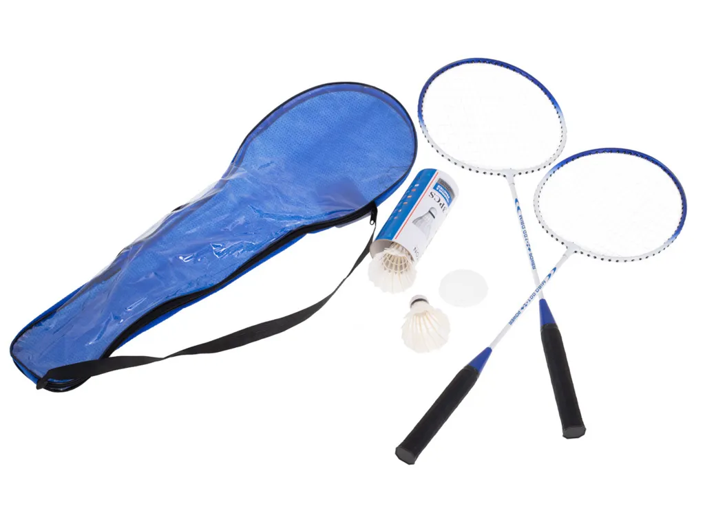 set reketa za badminton u torbi plavi - slika 3