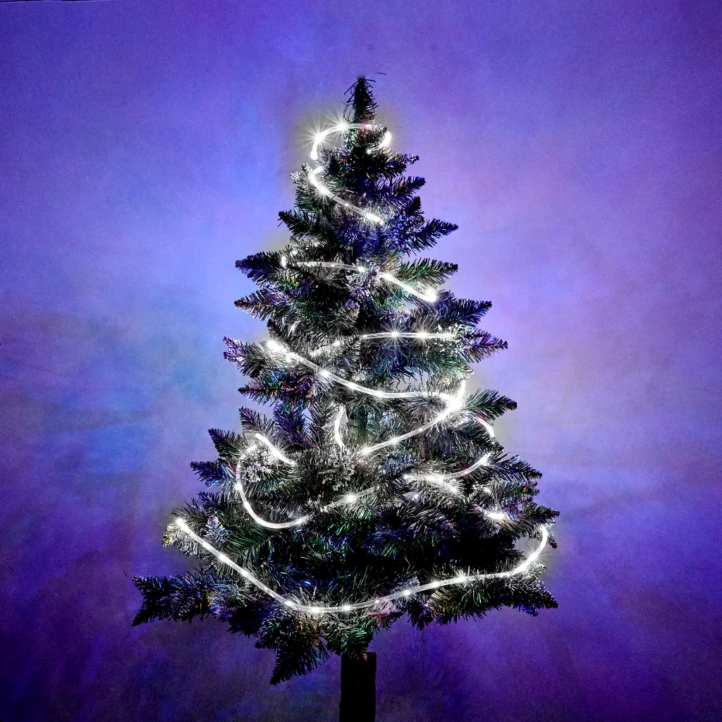 100 led svjetla u crijevu 10m hladno bijela - slika 4