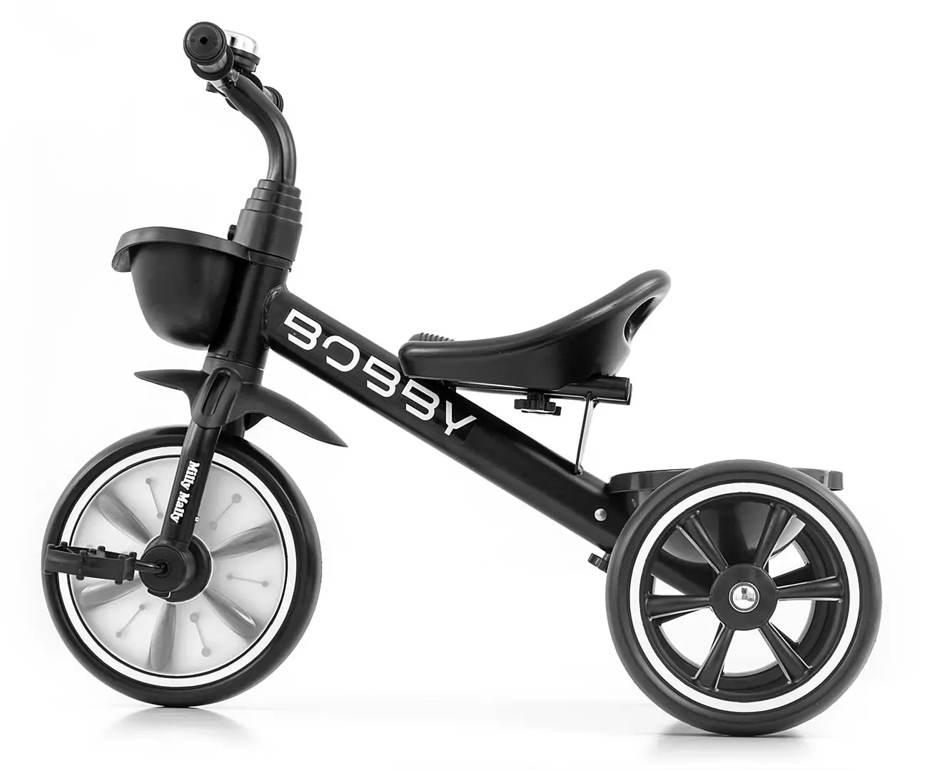 milly mally bobby tricikl s pedalama crni - slika 2