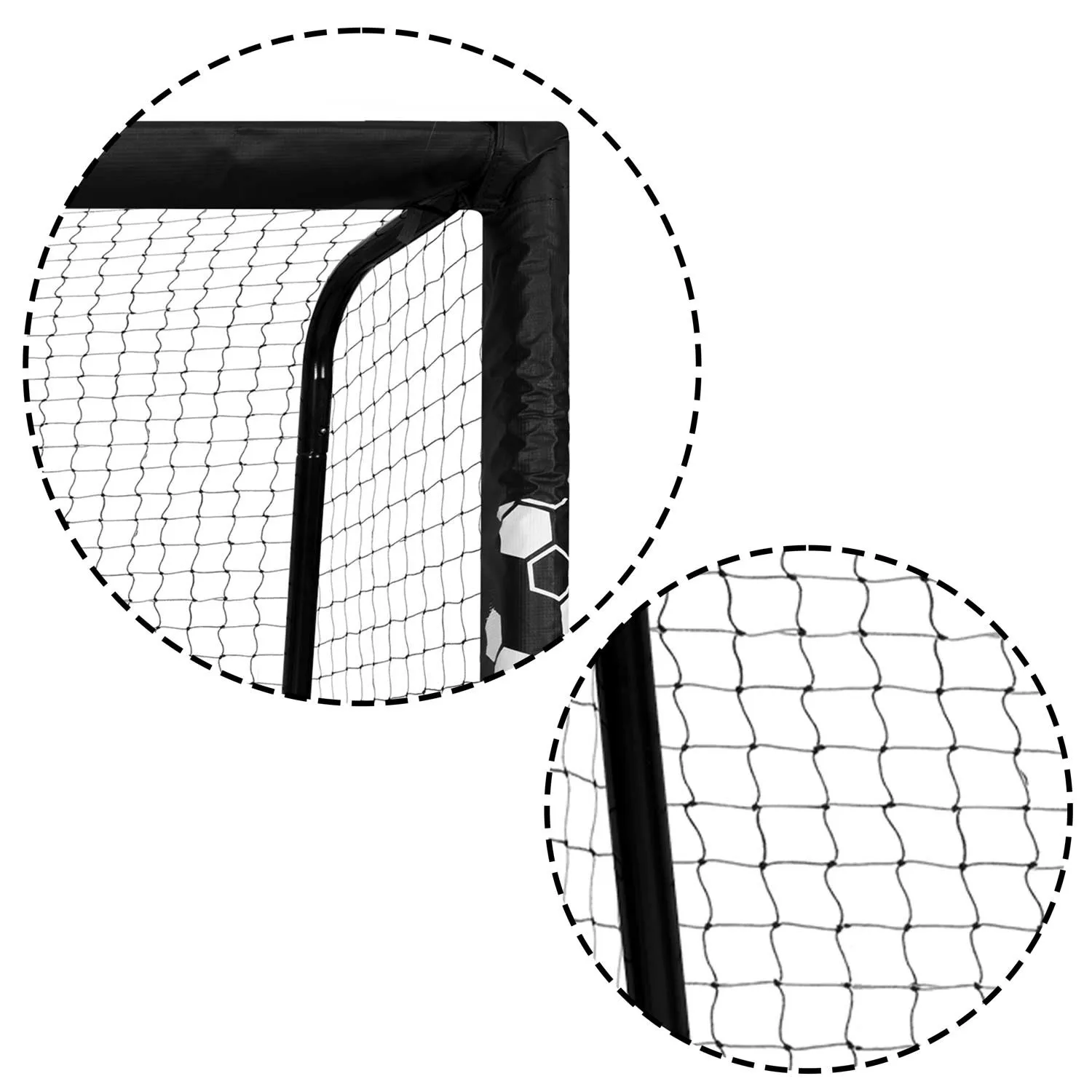 nogometni gol 180 x 120 x 60 cm ns-462 heksagon - slika 5