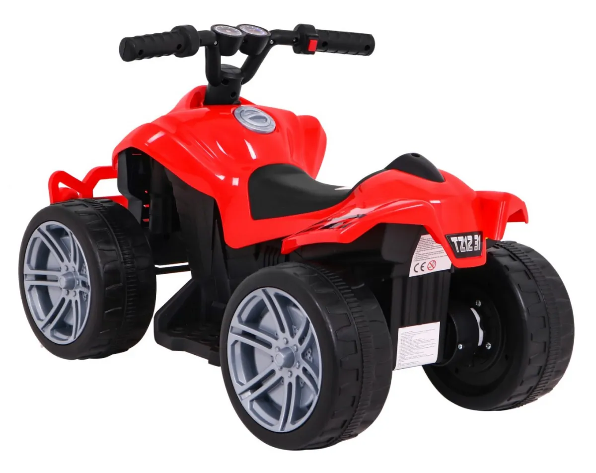 quad na akumulator, little monster crveni - slika 6