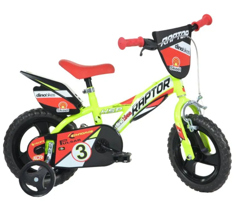 dječji bicikl 16" raptor žuti dino bikes - slika 2