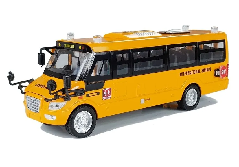 metalni školski autobus na navijanje - slika 3