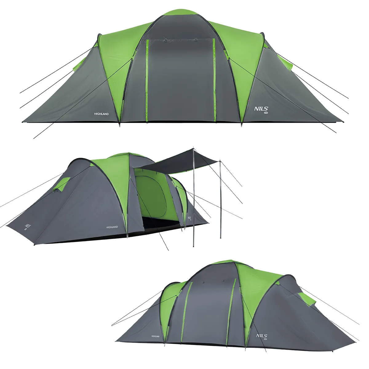 nils camp šator za kampiranje highland - slika 3