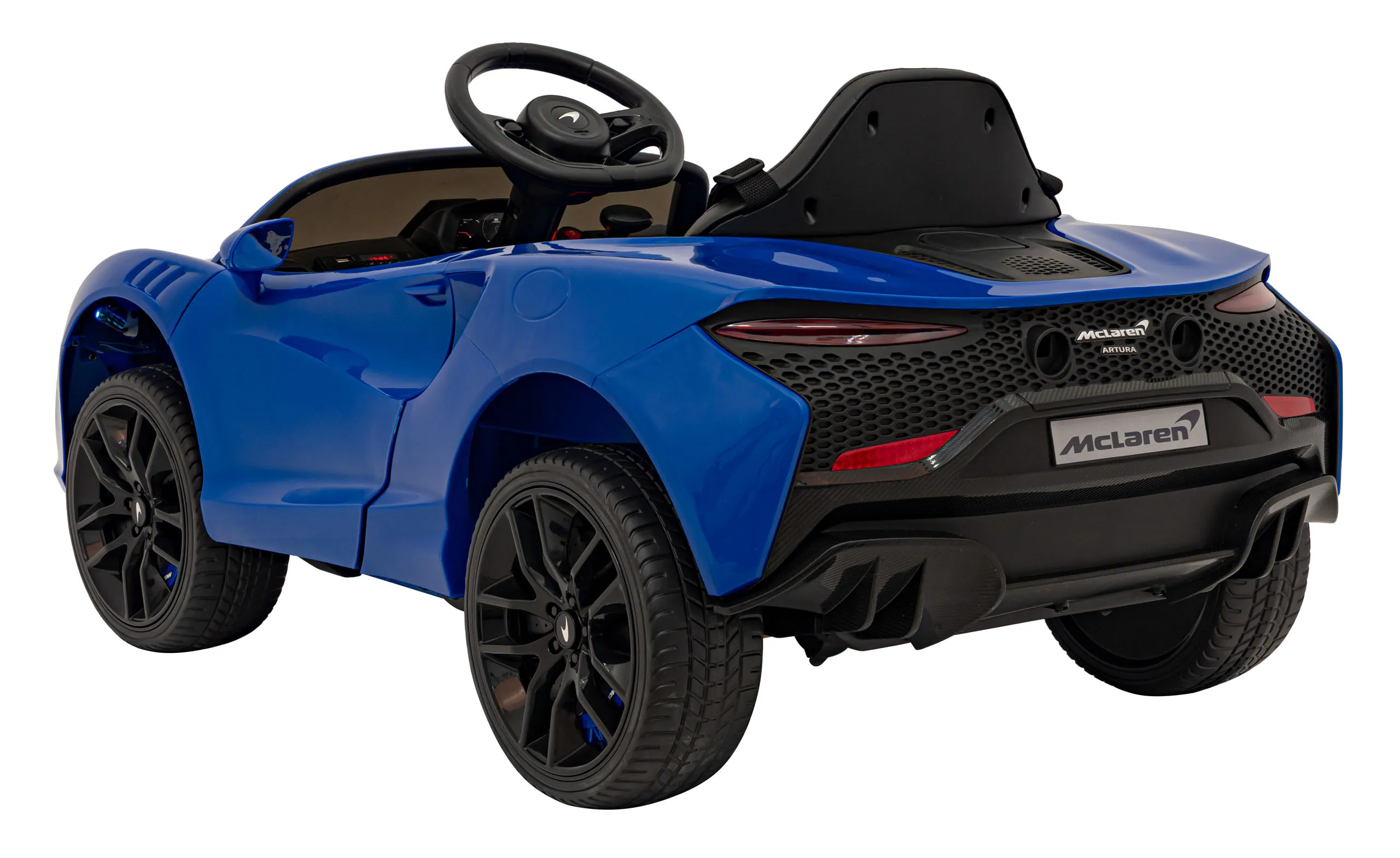 mclaren artura, auto na akumulator, plavi - slika 4