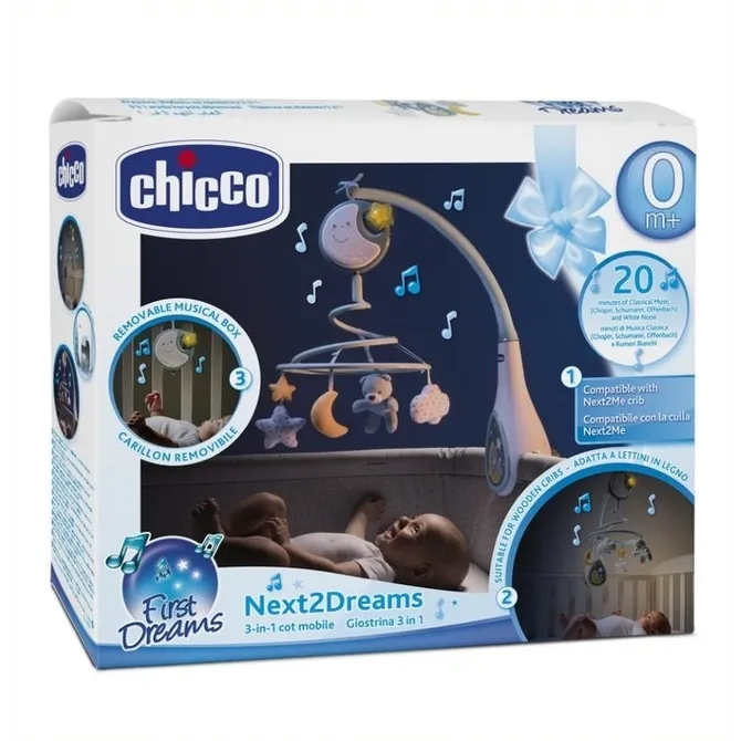 chicco vrtuljak next2dreams plavi - slika 7