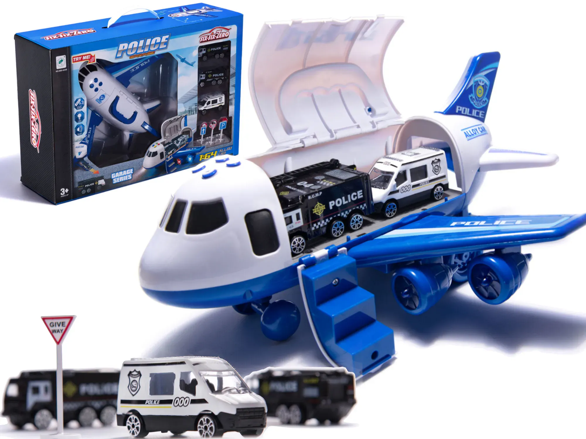 avion transporter policijskih vozila 3 komada - slika 1