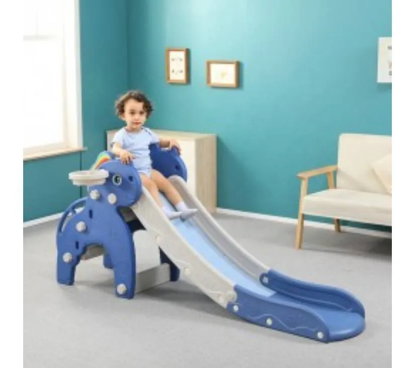 mamakids dječji tobogan za dvorište i igraonicu, plavi 170 cm - slika 12
