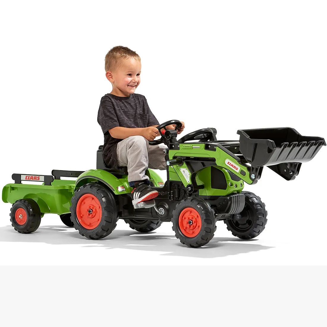 traktor na pedale falk claas sa prikolicom - slika 10
