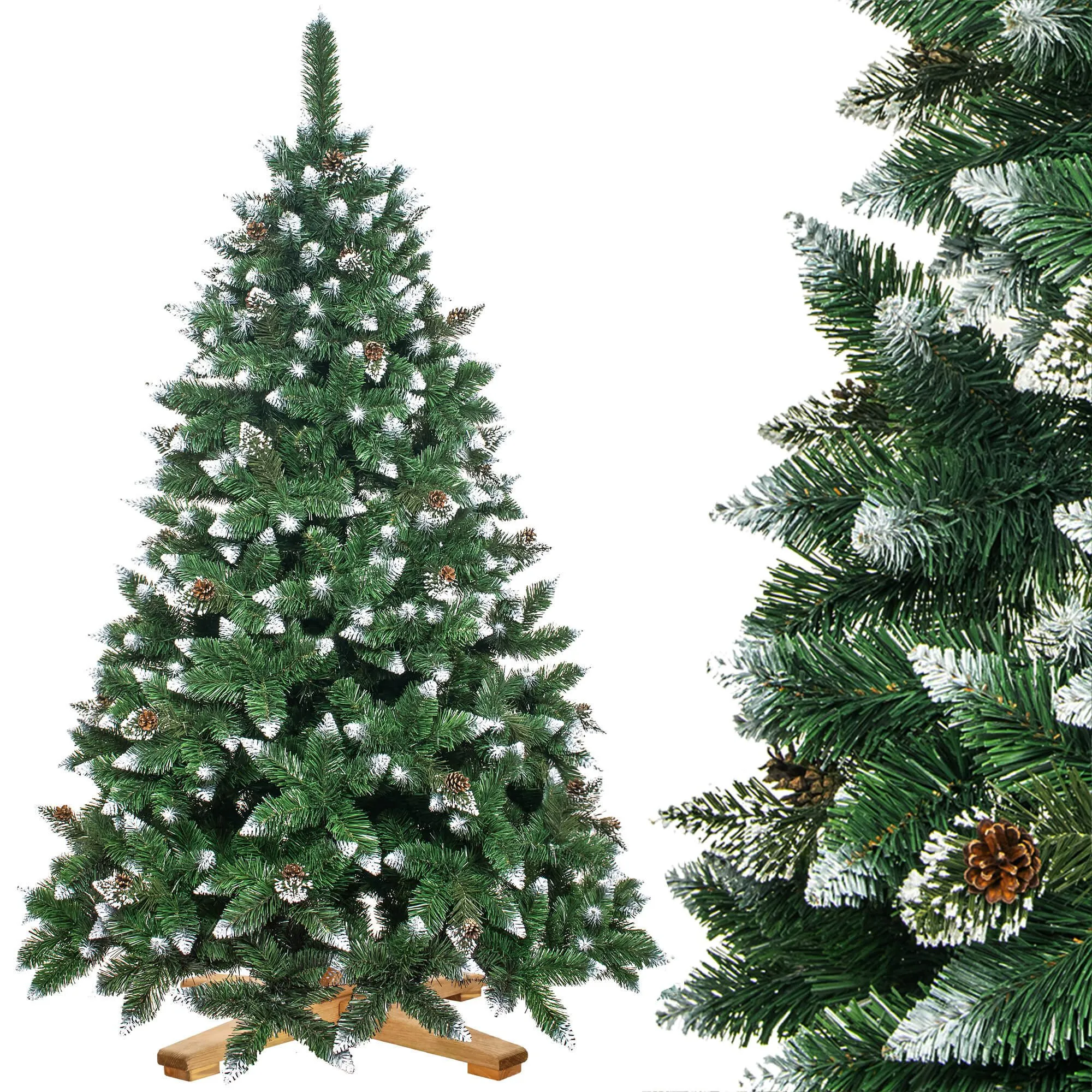 umjetno božićno drvce, premium dijamantni bor 220 cm - slika 7