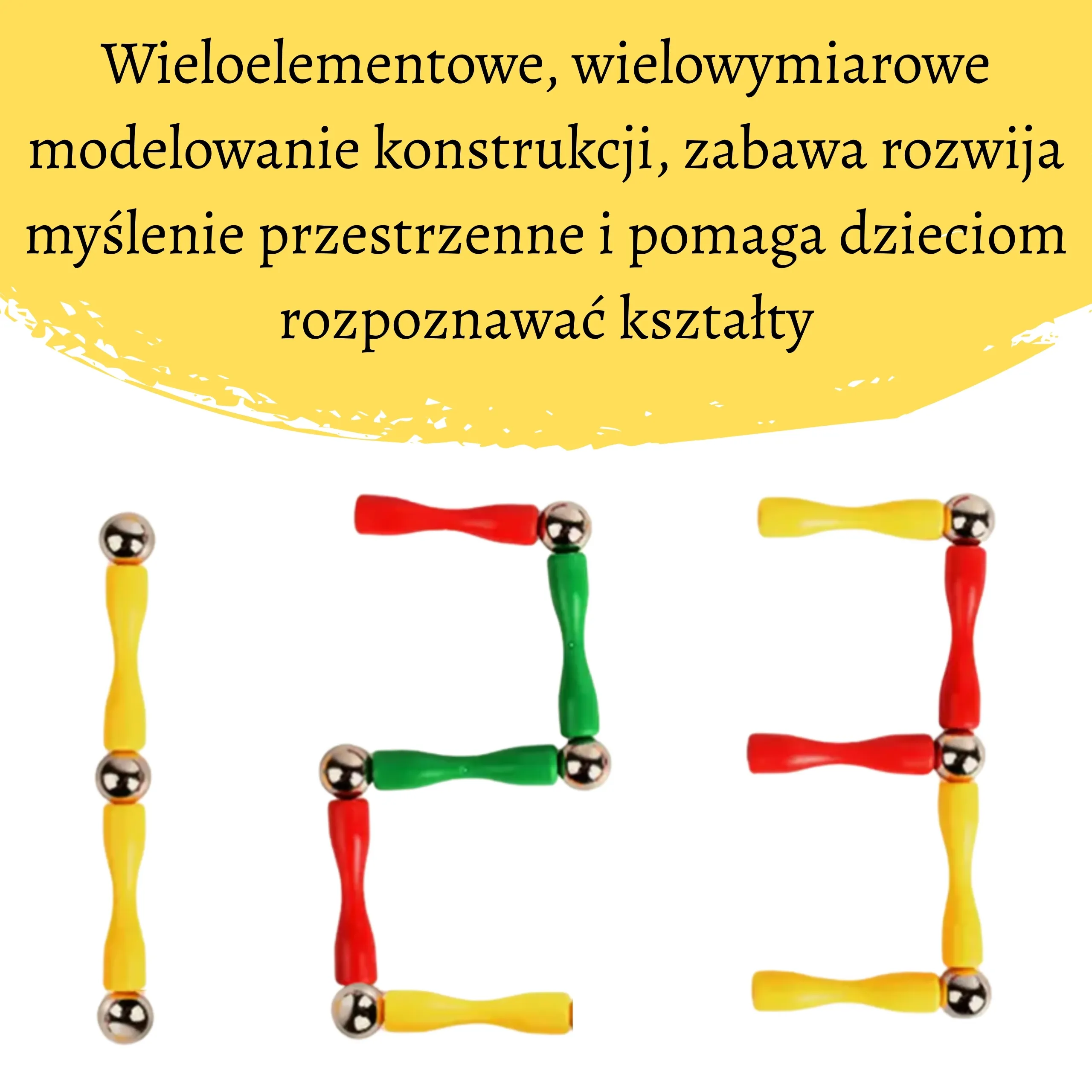 woopie xxl magnetski 3d građevinski blokovi 128 komada - slika 4