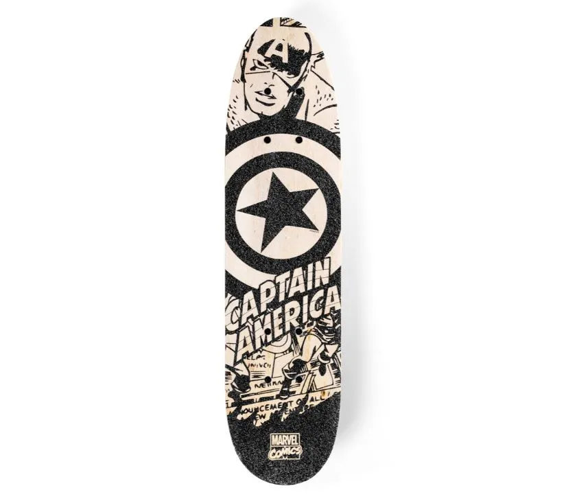 seven dječji drveni skateboard captain america - slika 6