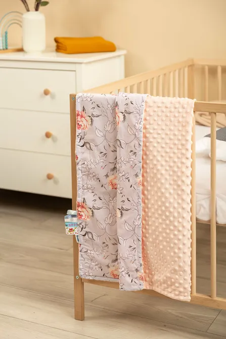 sensillo lagana minky deka 75x100cm cvijeće - slika 5