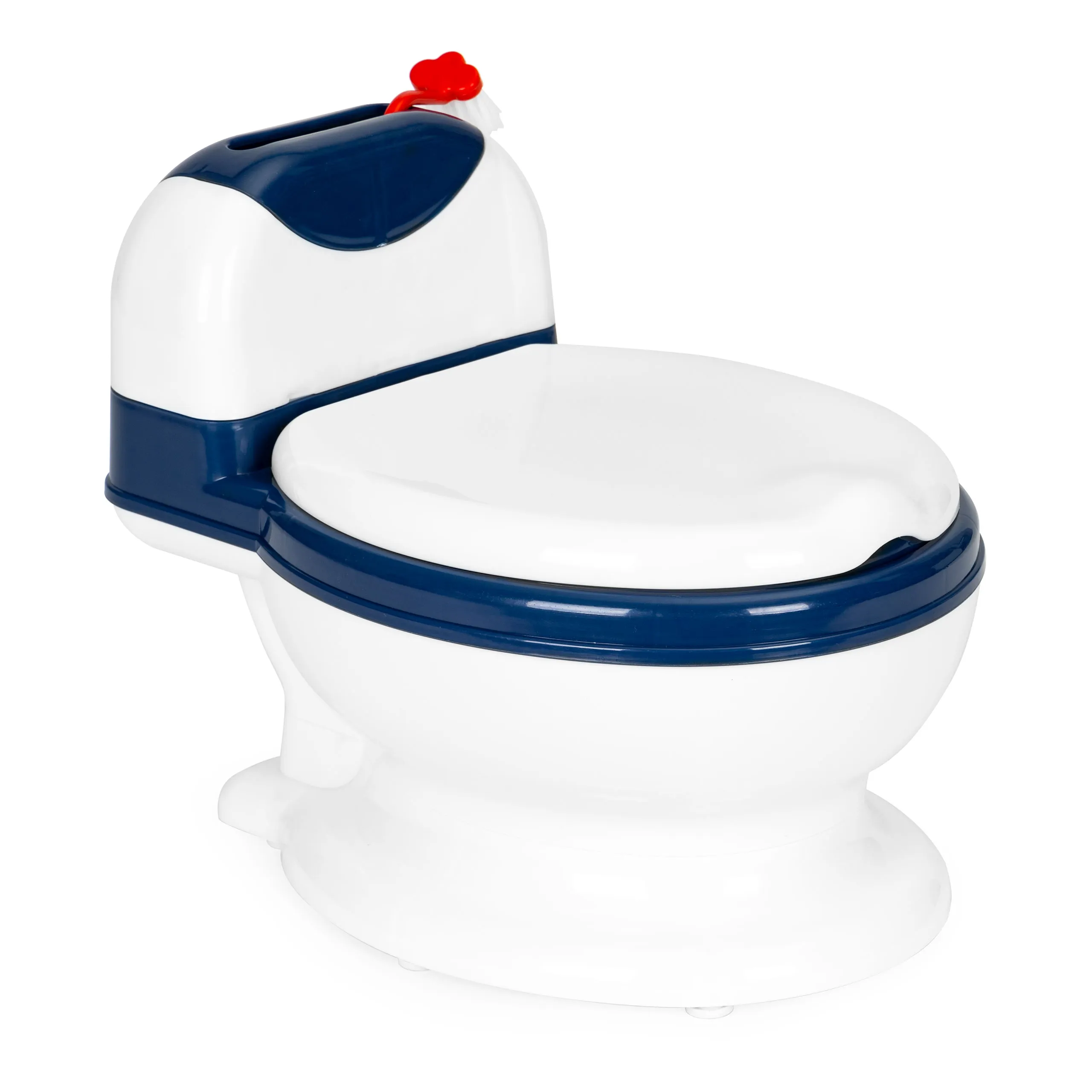 ecotoys wc kahlica bijelo-plava sa četkom za čišćenje - slika 5