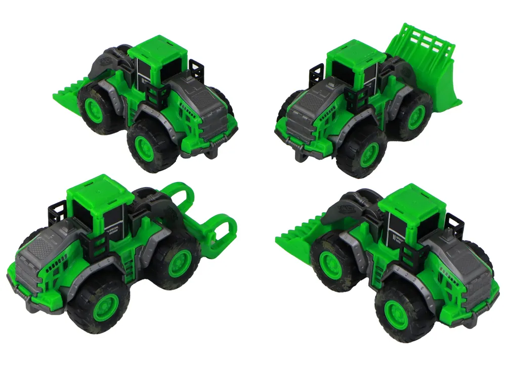 set poljoprivrednih traktora zeleni - slika 7