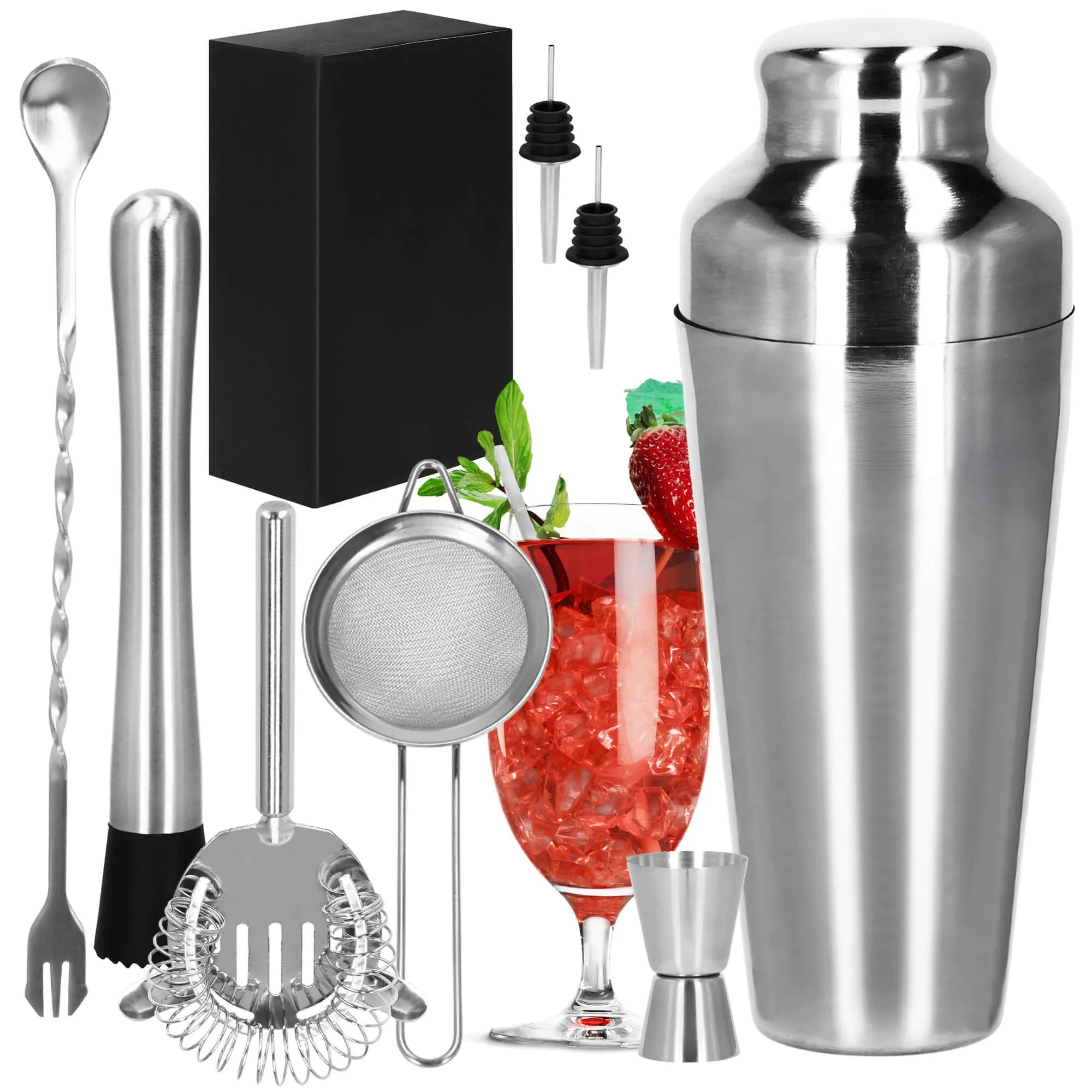 set za pripremu pića za barmene shaker 8 dijelova - slika 10