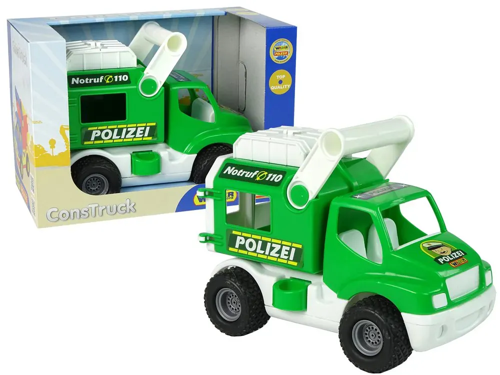 dječji policijski kombi zeleni - slika 2