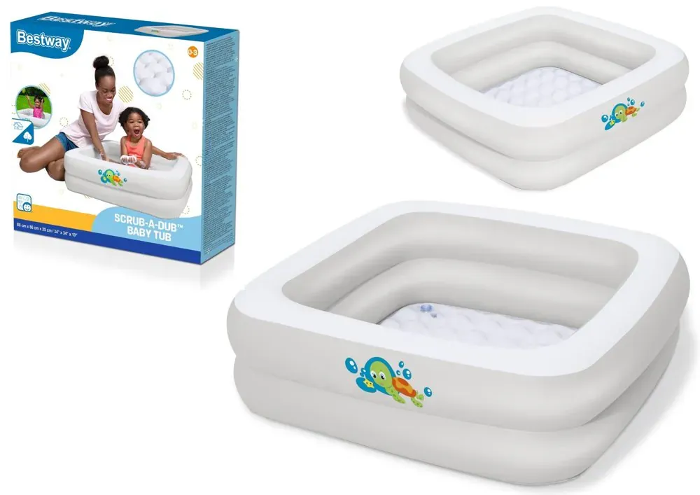 bestway 51116 dječji bazen na napuhavanje 86x86x25cm - slika 2