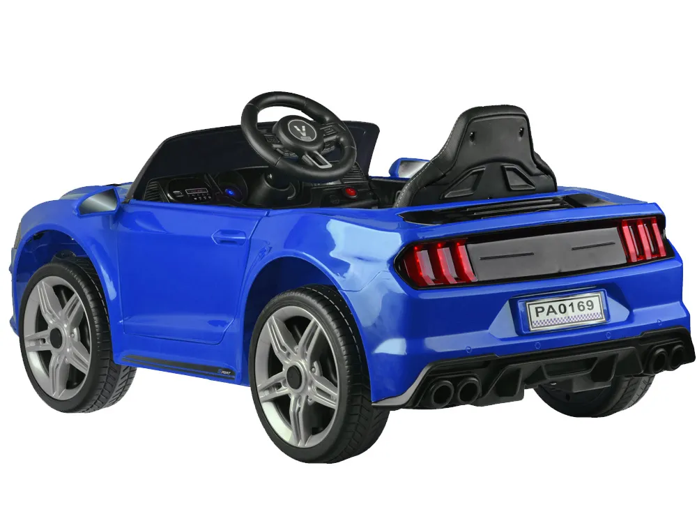 automobil na akumulator gt mustang plavi - slika 5