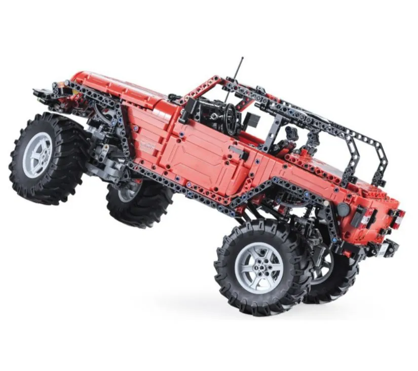 auto off-road s daljinskim crveni 1941 kockica - slika 5