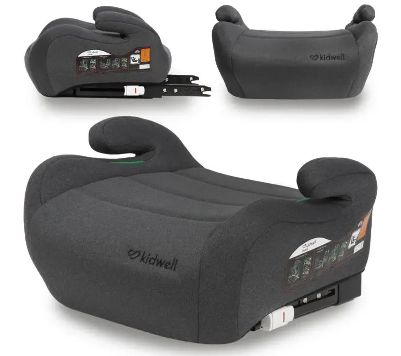 kidwell autosjedalica booster ovan, siva - slika 2