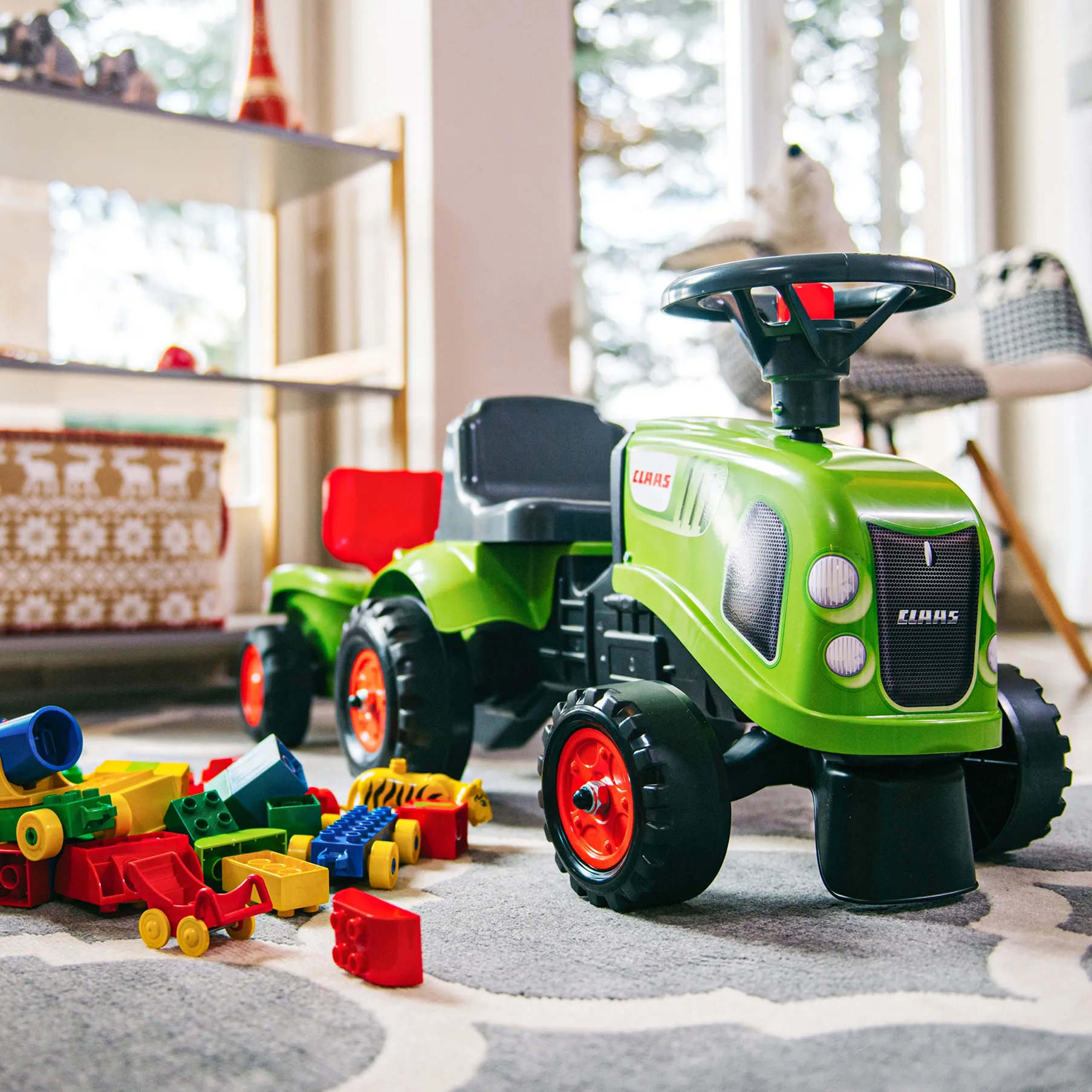 falk traktor s prikolicom class - zeleni 12mj+ - slika 3