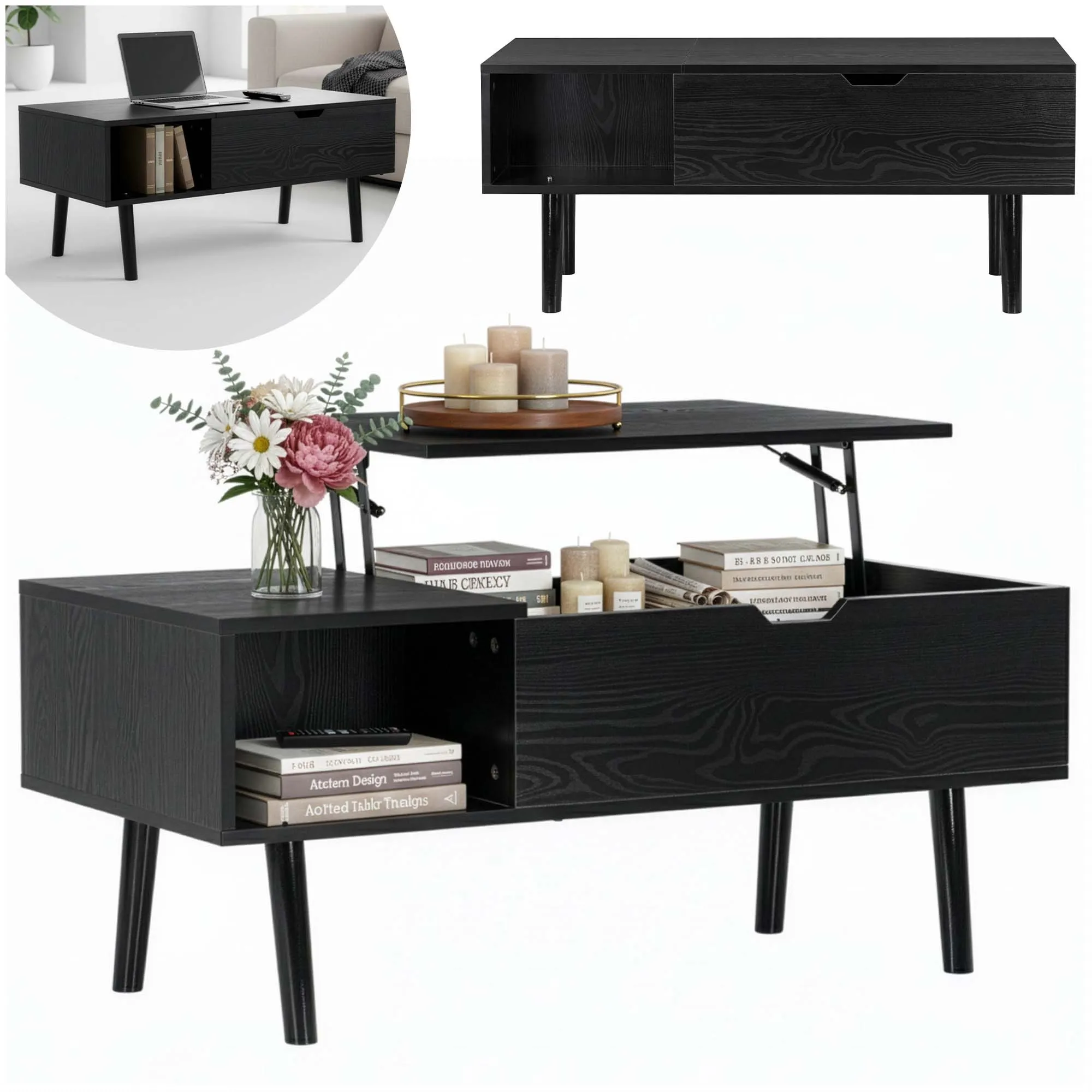 stol za dnevni boravak 50 x 100 x 44,2 cm - slika 6