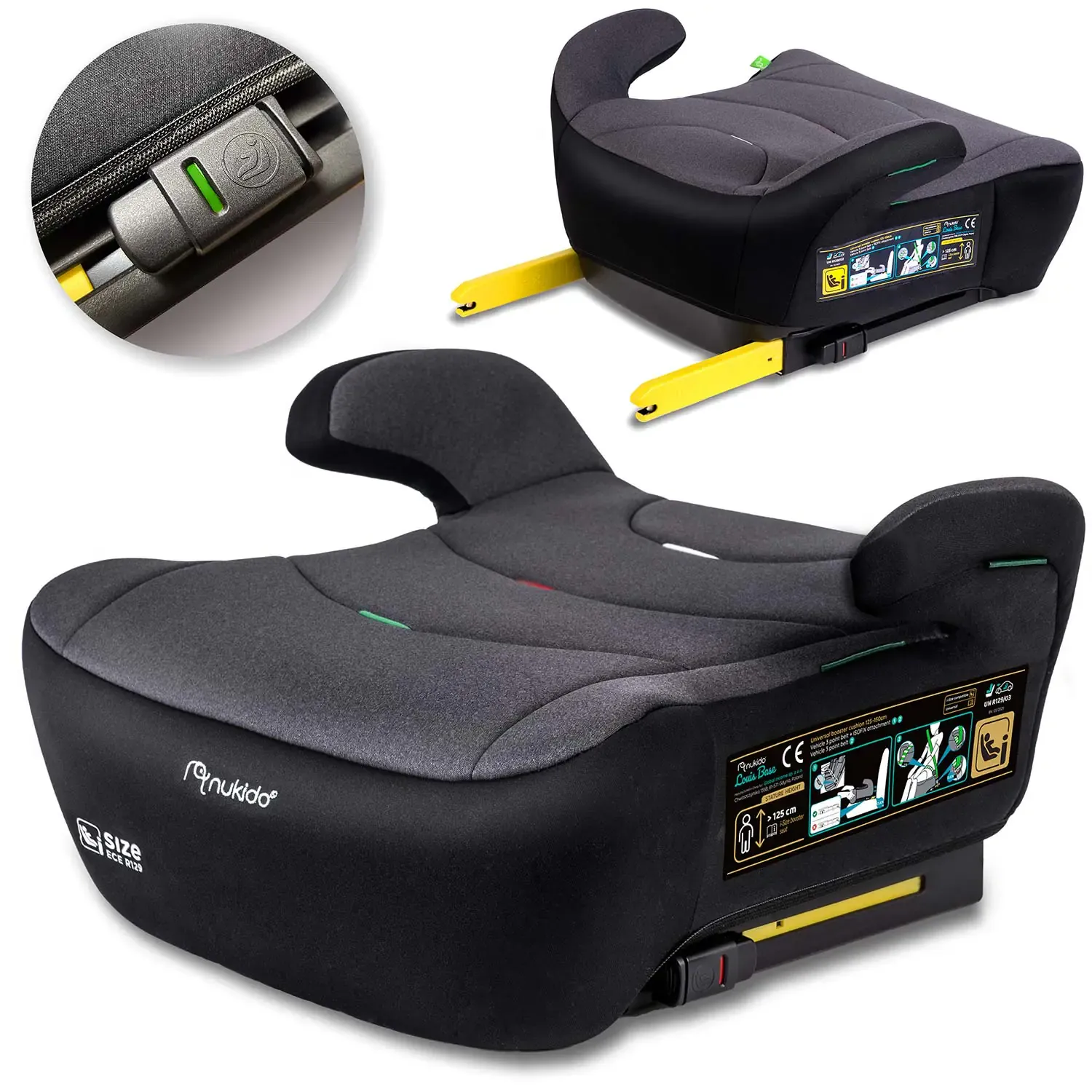dječja autosjedalica isofix 22 - 36 kg louis nukido 710201 - slika 2