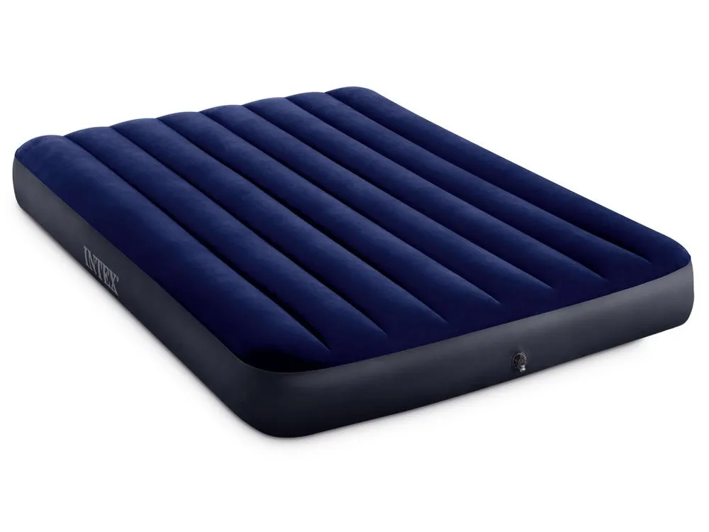 dupli velur madrac na napuhavanje 191x137 cm intex 64758 - slika 4