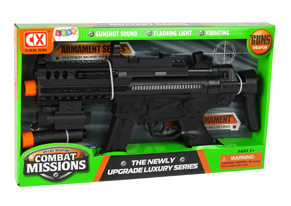 dječja puška mp5 sa svjetlosnim i zvučnim efektima - slika 4